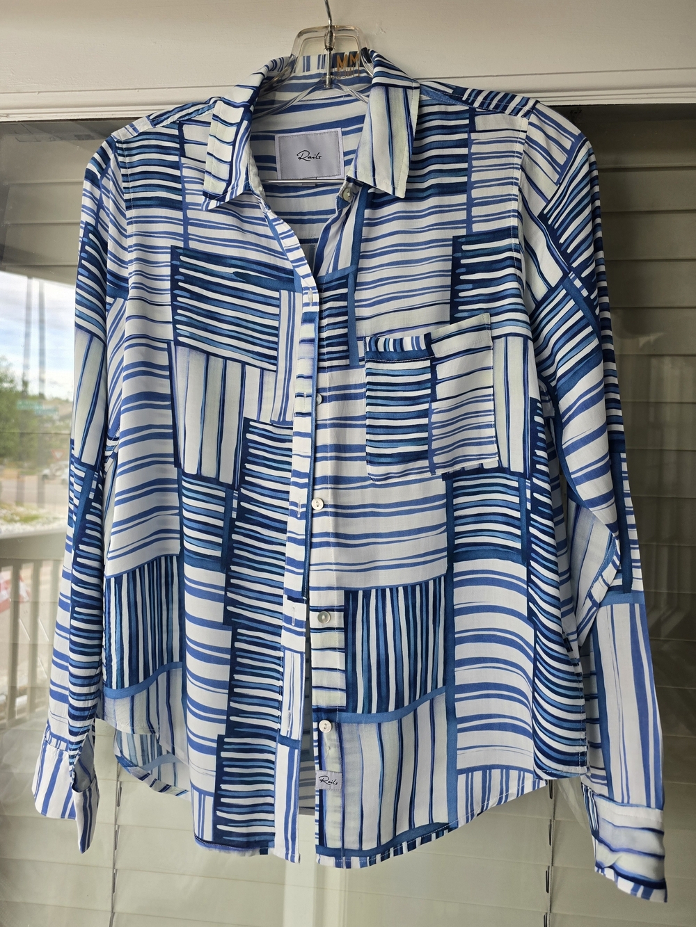 Rails Josephine Marine Mixed Stripe Shirt